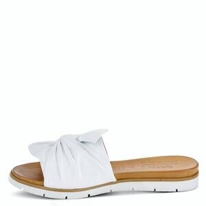 NEW SPRING STEP SHOES women's lavona leather sandal in white